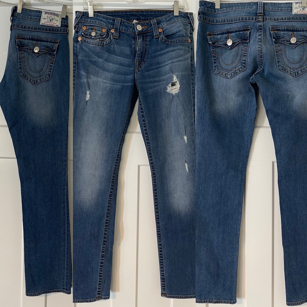 True Religion Slim Straight Jeans Women’s Size 31